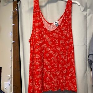 V neck tank top